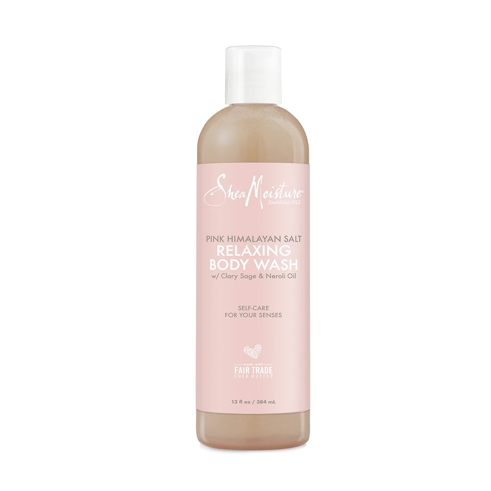 Gel douche SheaMoisture au sel rose Himalaya, apaisant et hydratant