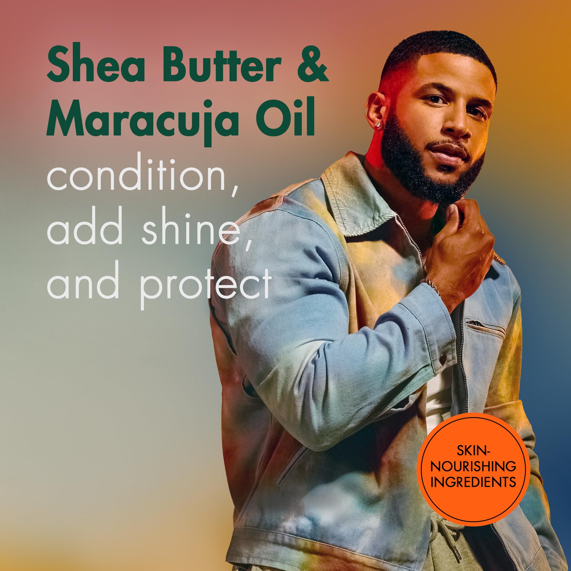 Baume barbe karité maracuja SheaMoisture pour nourrir et lisser