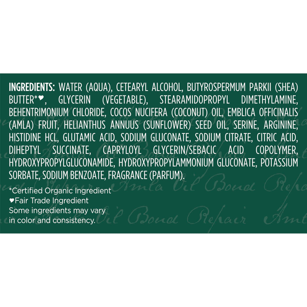 SheaMoisture Bond Repair Masque – formule sans parabènes et sans phtalates