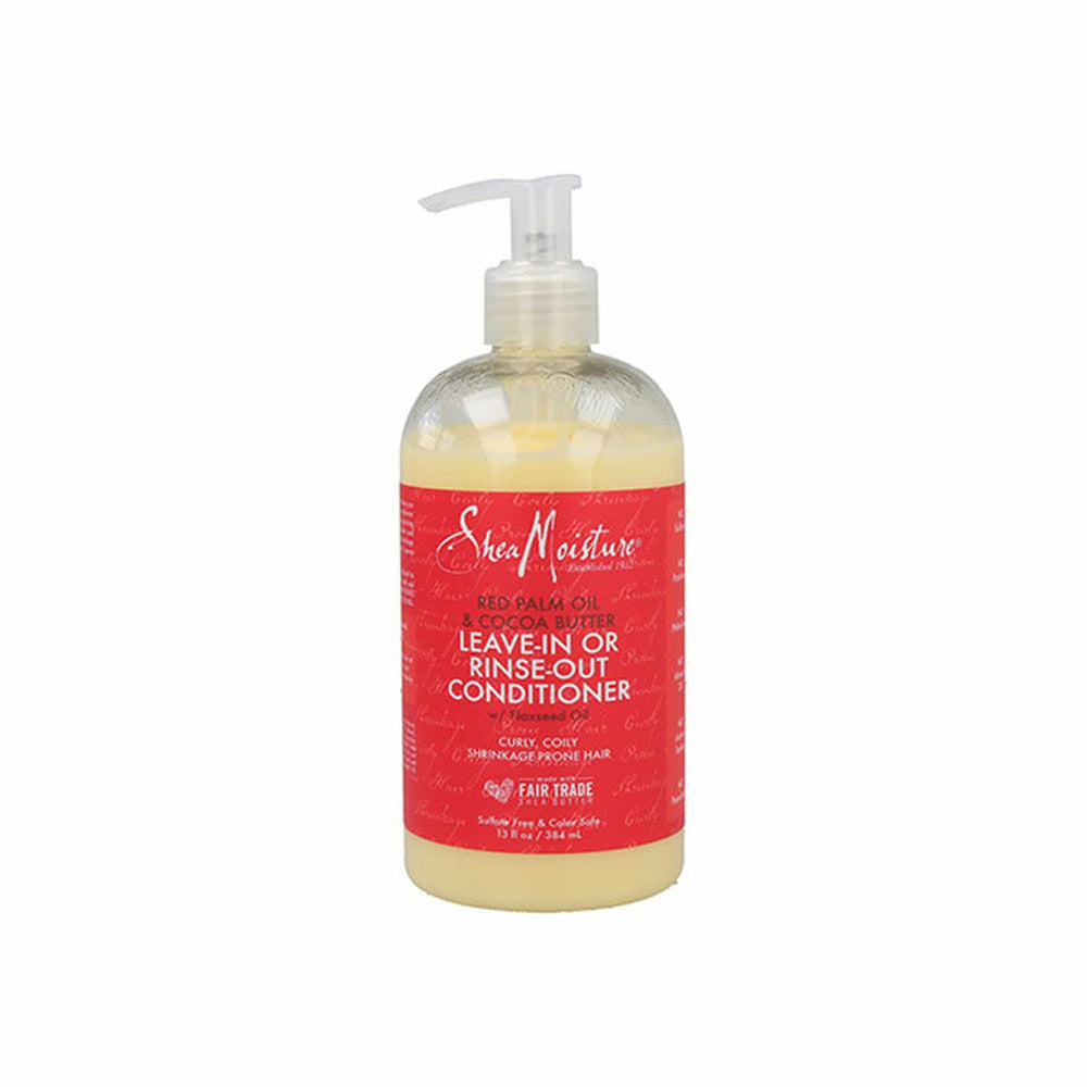 SheaMoisture: bouteille du conditionneur palme rouge et beurre de cacao, hydratation pour boucles.