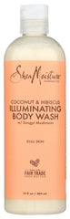 SheaMoisture Coconut et Hibiscus, bouteille-douche-corps lumineuse et hydratante pour peau douce