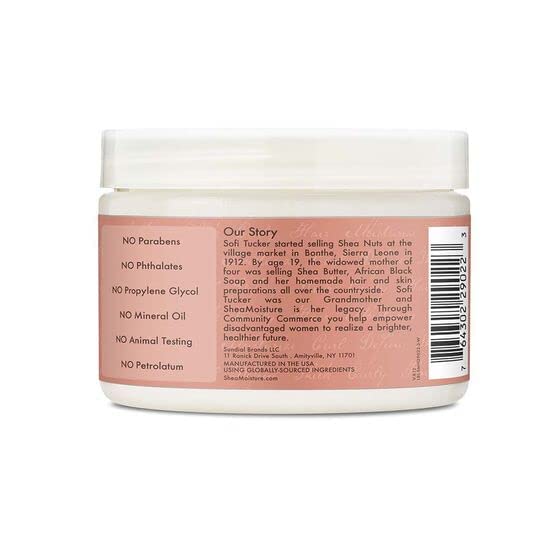 SheaMoisture Coco Hibiscus : ingrédients coco et hibiscus mis en valeur pour une hydratation douce.