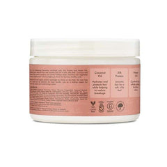 SheaMoisture Coco Hibiscus : texture crèmeuse prête à une application facile sur les cheveux.