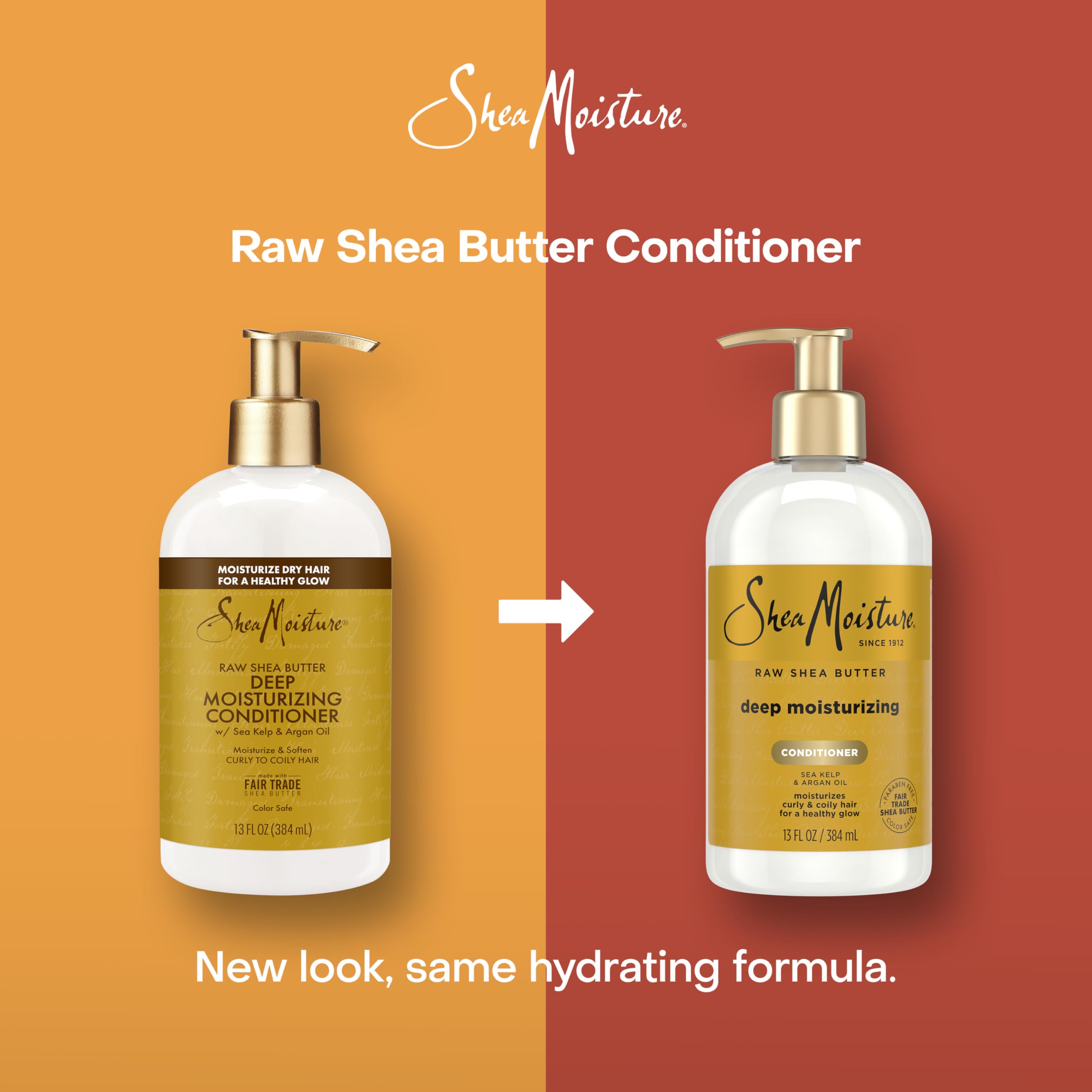 Sheamoisture application-massage-cheveux pour nourrir les longueurs.