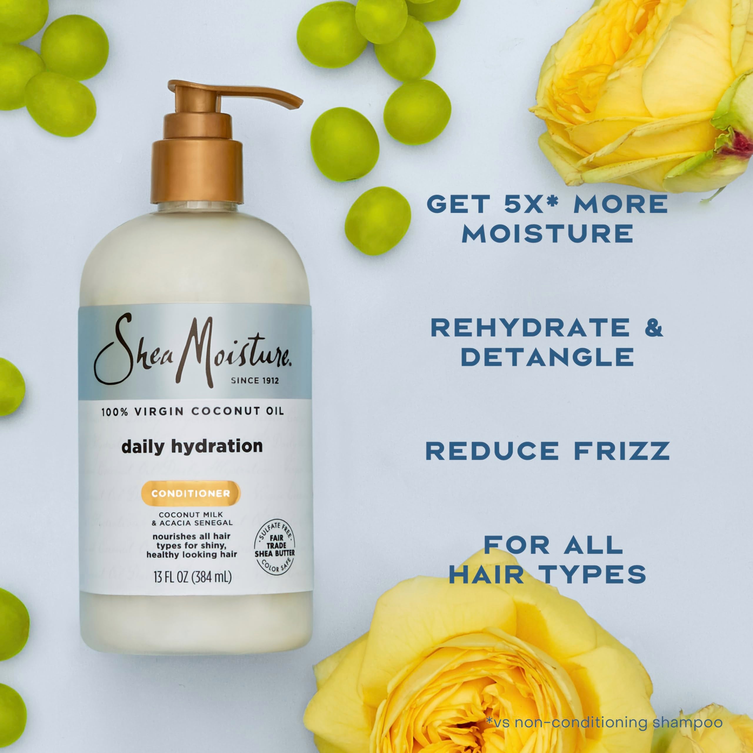 Sans silicones et sans sulfates, soin doux quotidien