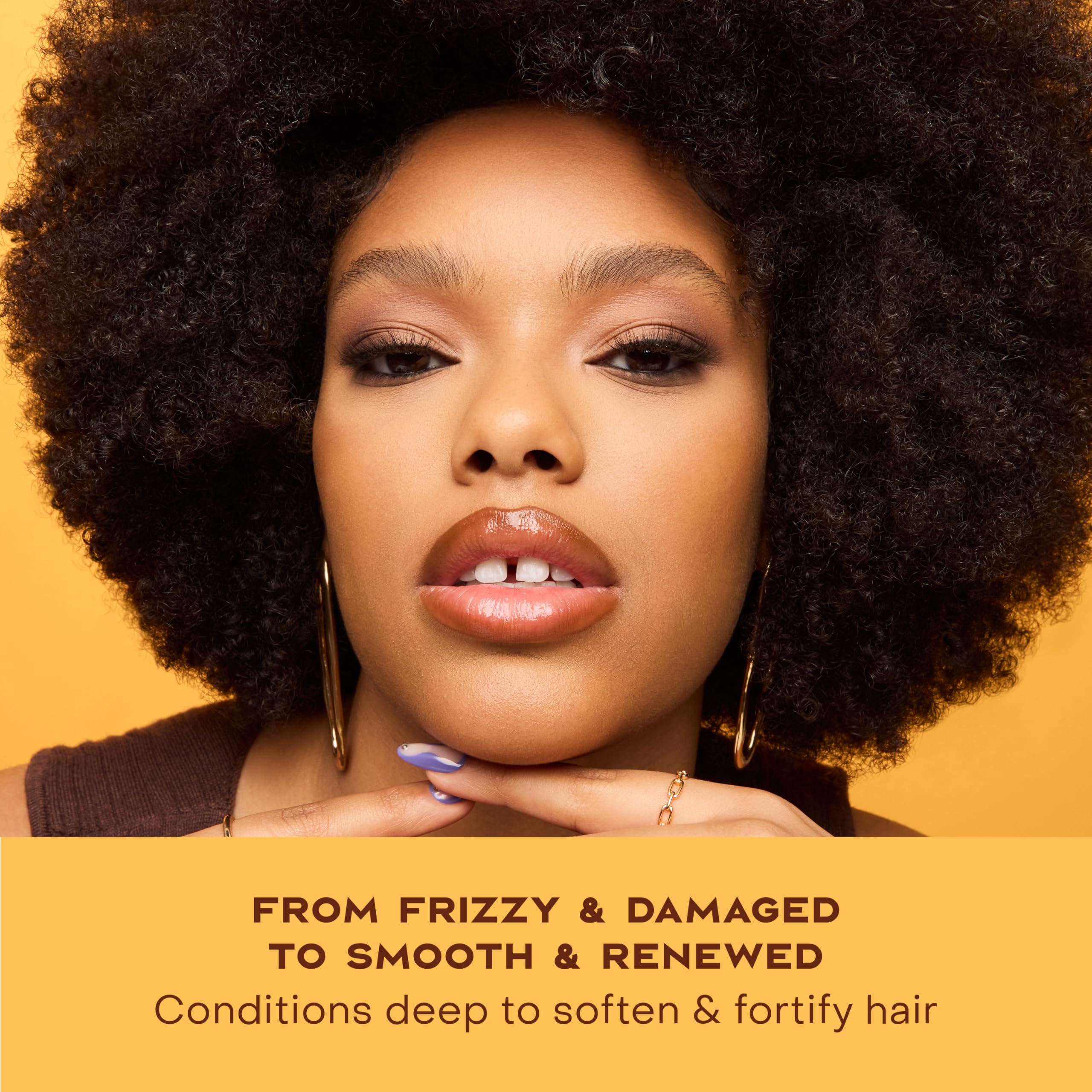 Sheamoisture emballage durable reflété en image.