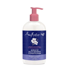 SheaMoisture, conditionneur sans silicone, bouteille élégante, cheveux secs plus faciles à démêler.