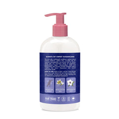 SheaMoisture, conditionneur sans sulfates, flacon simple, démêlage facilité et brillance naturelle.