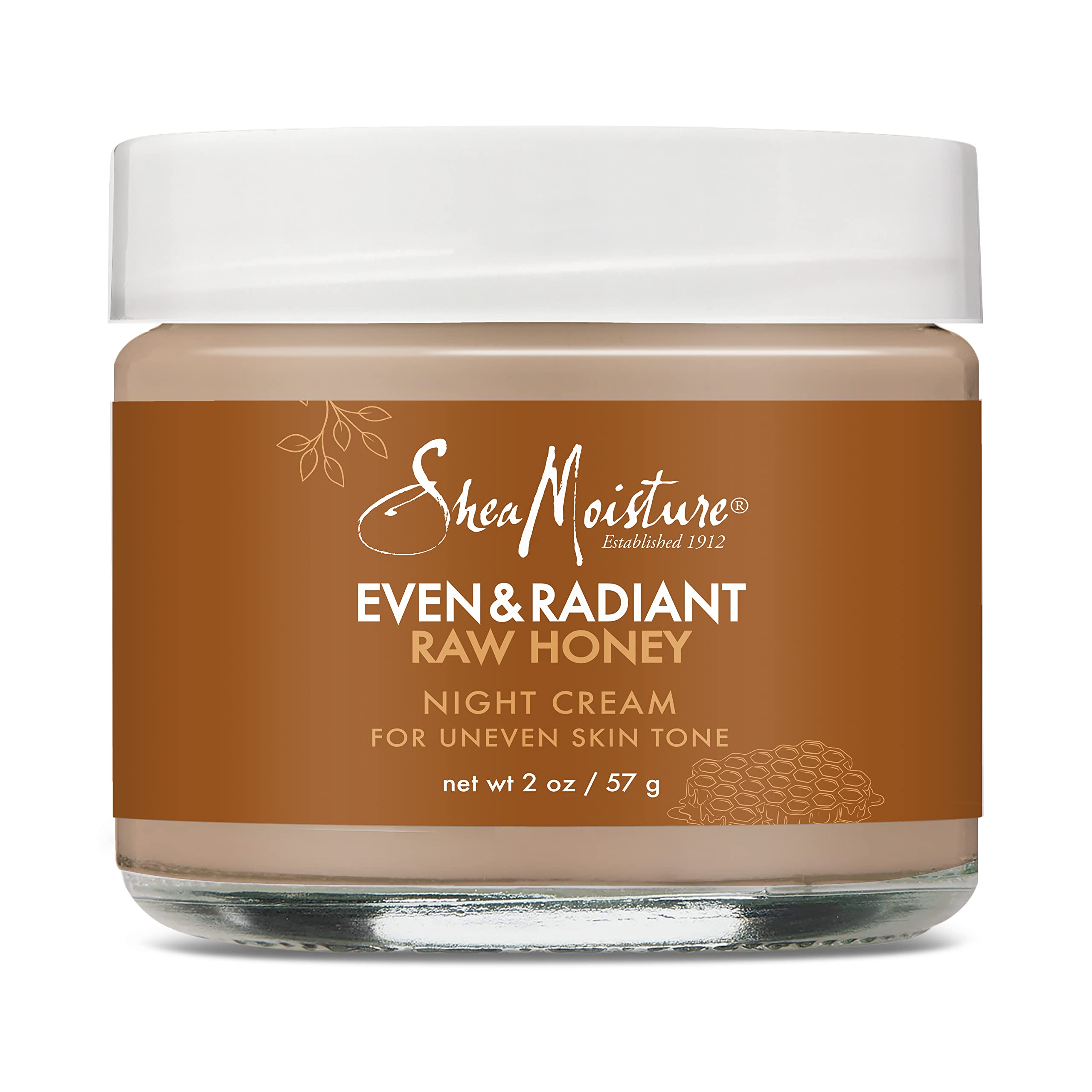 Crème de nuit SheaMoisture pour peau inégée avec miel cru et hydratation nocturne