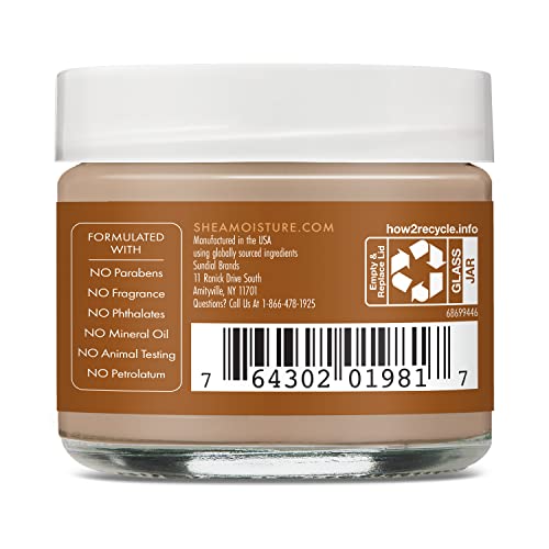 Pot de crème nocturne SheaMoisture au miel cru pour application ciblée
