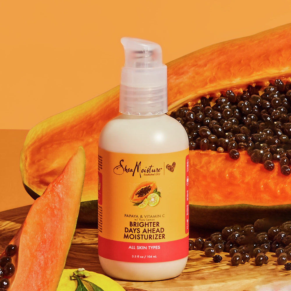 SheaMoisture crème visage hydratation légère — texture agréable sur le visage