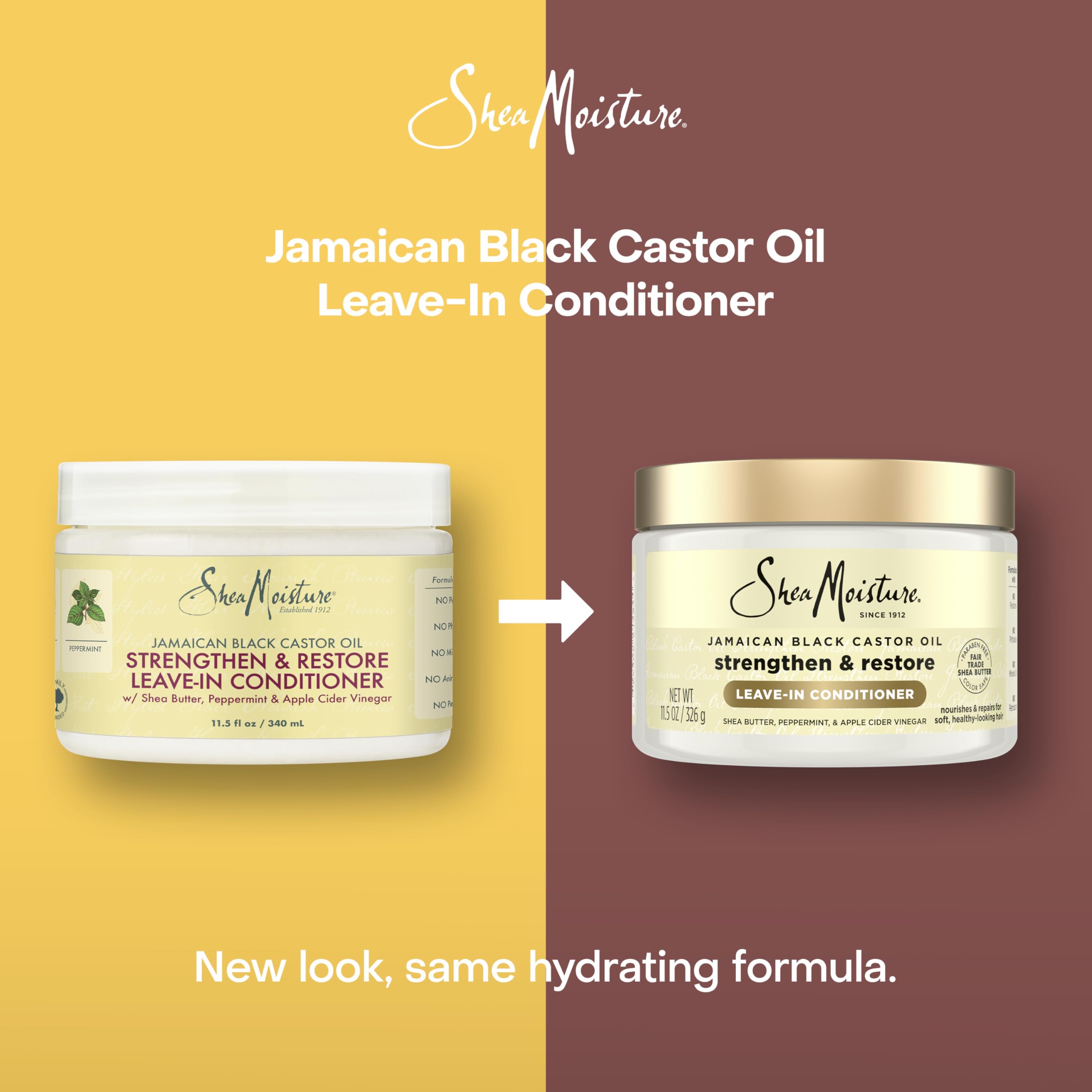 Démêlage facilité par SheaMoisture avec peigne sur cheveux.