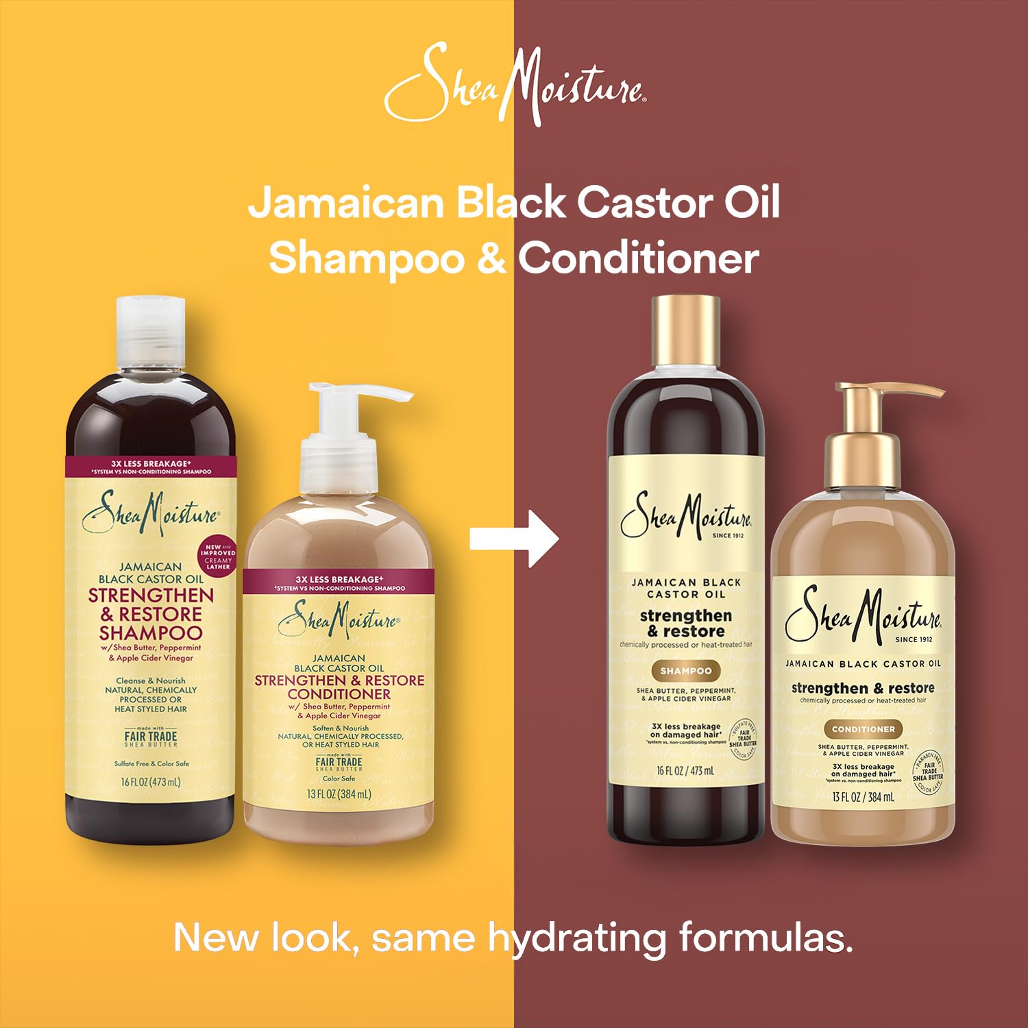 Ensemble duo SheaMoisture – routine capillaire simplifiée et efficace.