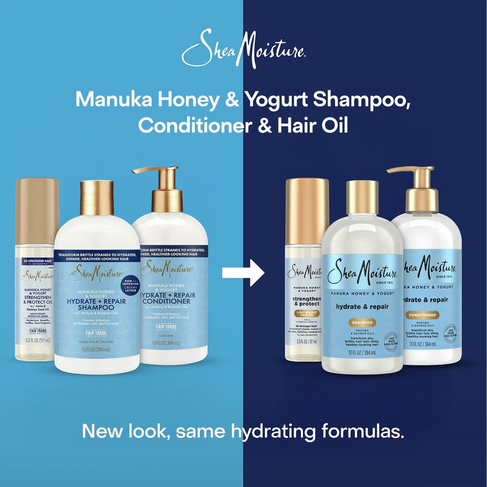 Gamme Manuka Miel Yaourt, soin capillaire SheaMoisture.