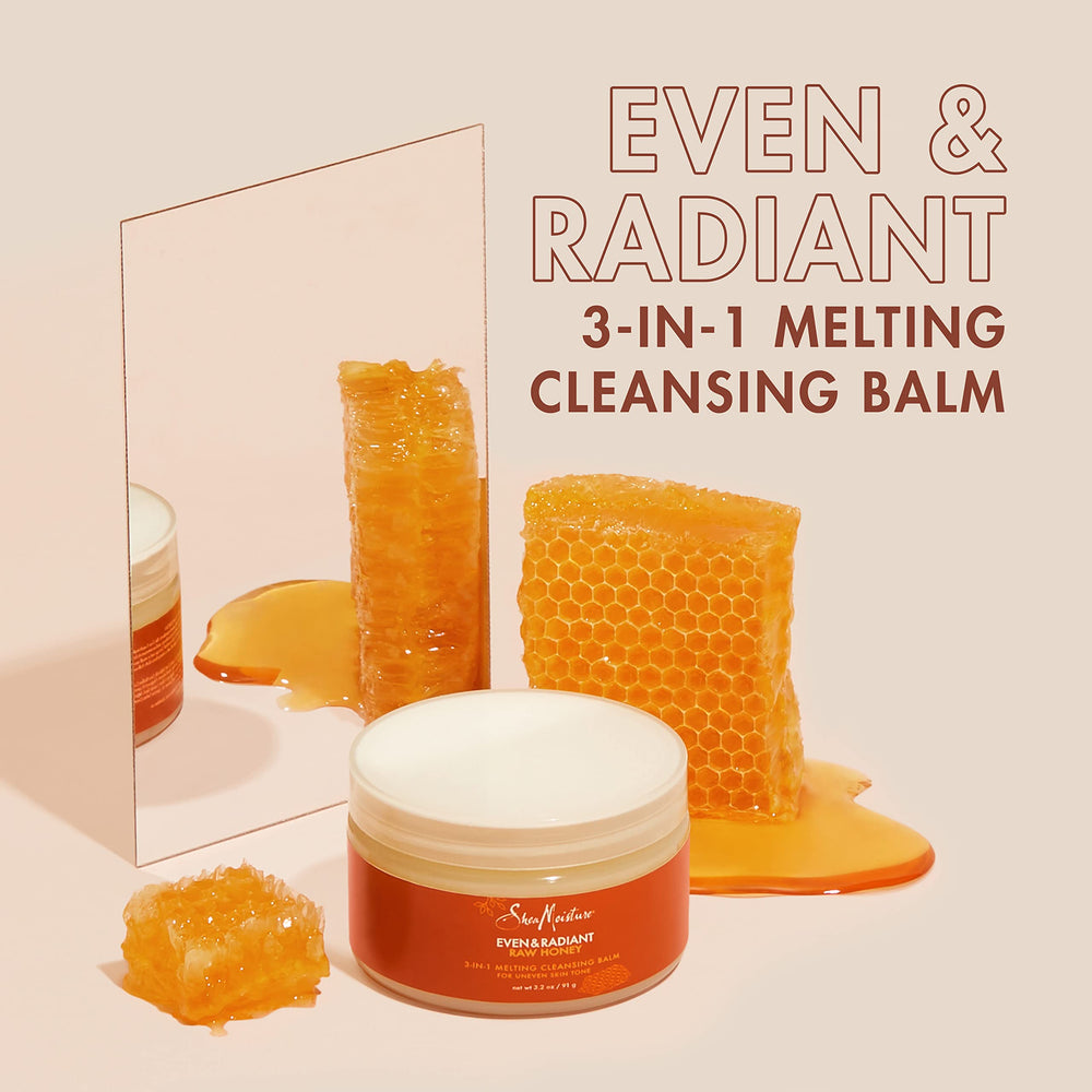 SheaMoisture Even Radiant Nettoyage 3-en-1: nettoie, démaquille et revitalise.