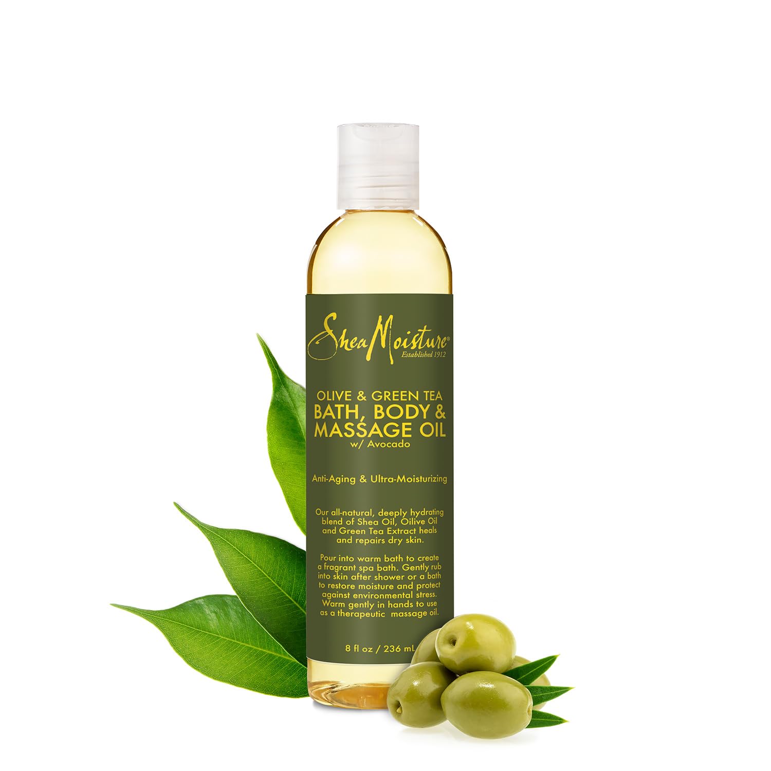 Sheamoisture Extrait thé vert et avocat – soin hydratant pour peau sèche.