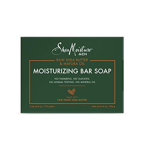 SheaMoisture Homme – barre-nettoyante-douceur, nettoyage sans dessèchement.