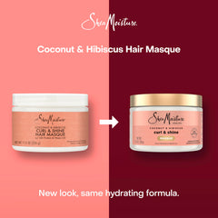 Huile de coco nourrissante SheaMoisture apporte douceur et brillance.