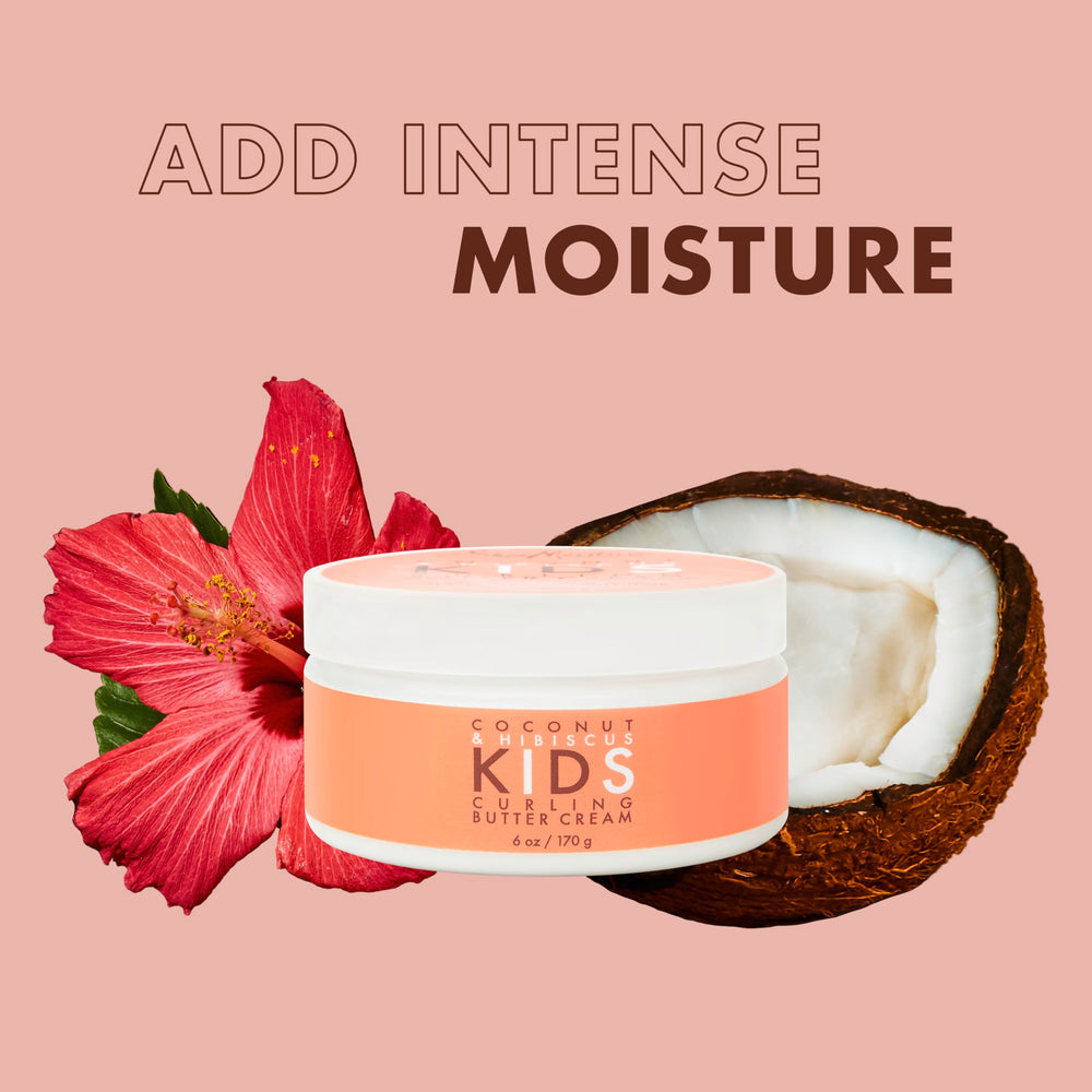 Application facile avec SheaMoisture pour cheveux d'enfant.