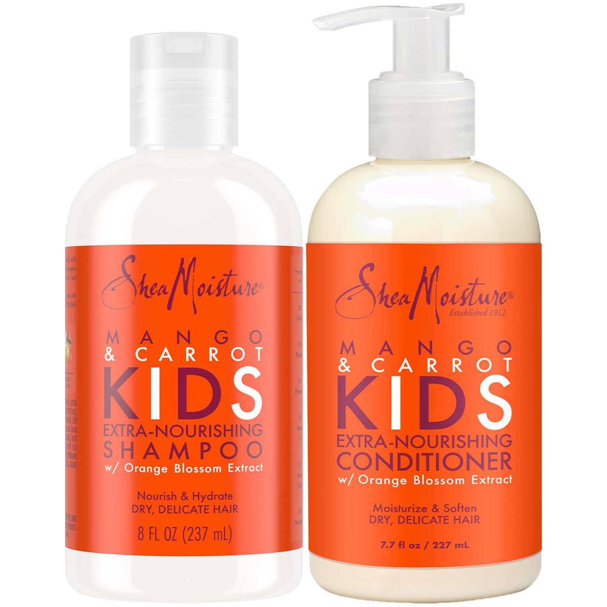 Shampoing SheaMoisture Kids – bouteille: nettoyage doux pour cheveux délicats des enfants.