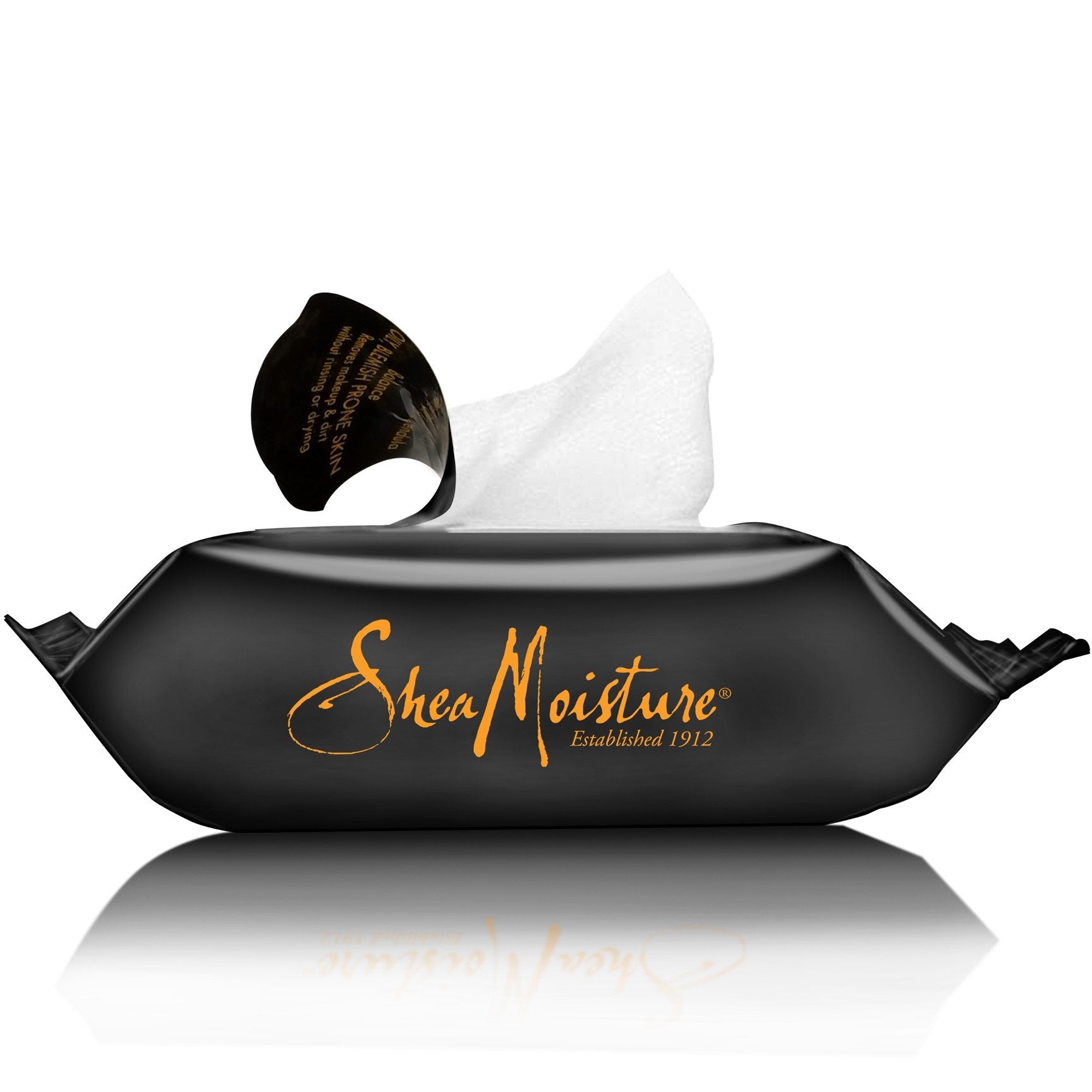Lingettes apaisantes SheaMoisture calendula, douceur lors du nettoyage.