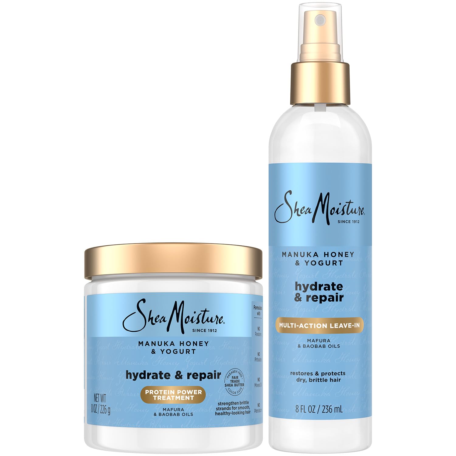 SheaMoisture Manuka miel et Yogourt sans rinçage, démêlage et nutrition des cheveux