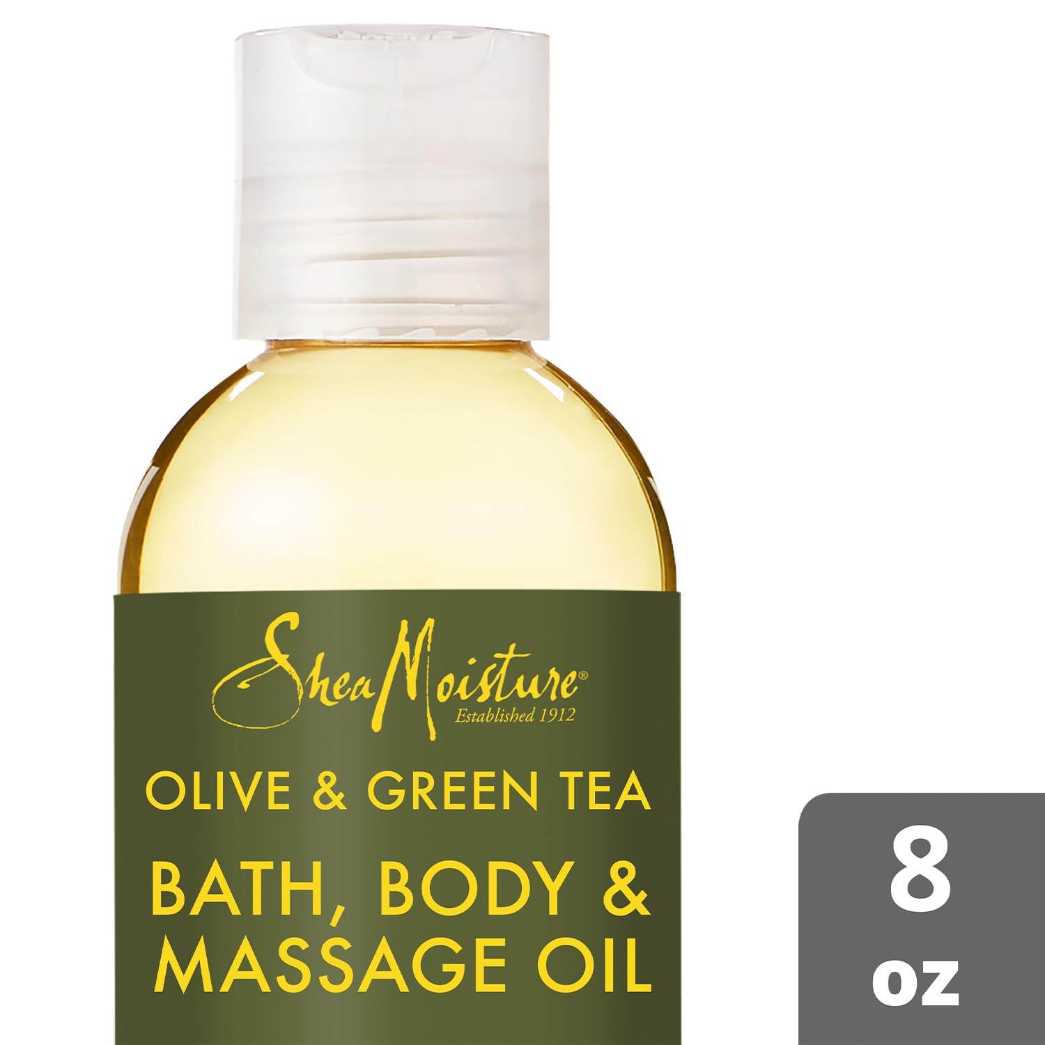 Sheamoisture Massage-huile – application fluide pour une peau soyeuse.