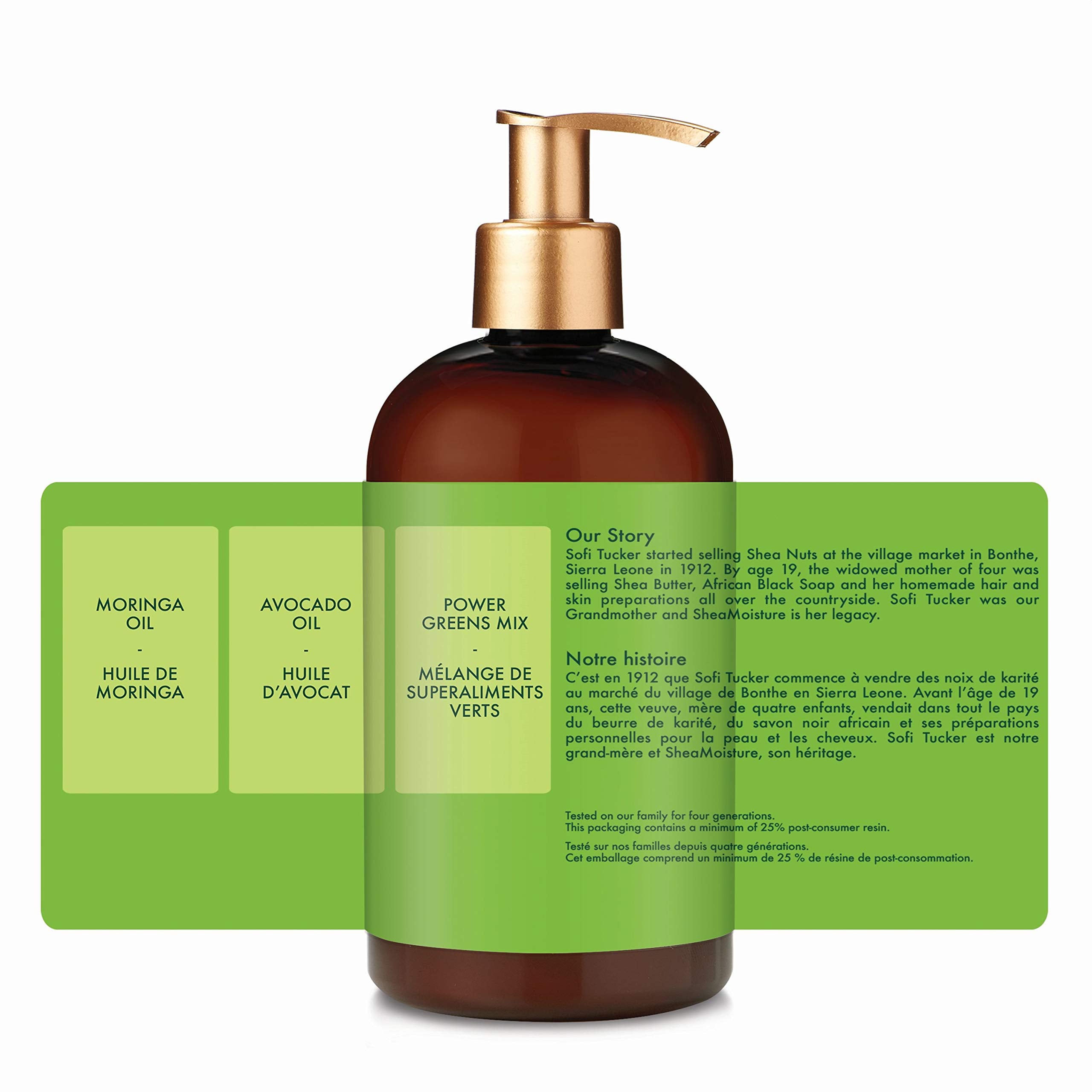 Produit quotidien pour cheveux normaux à secs.