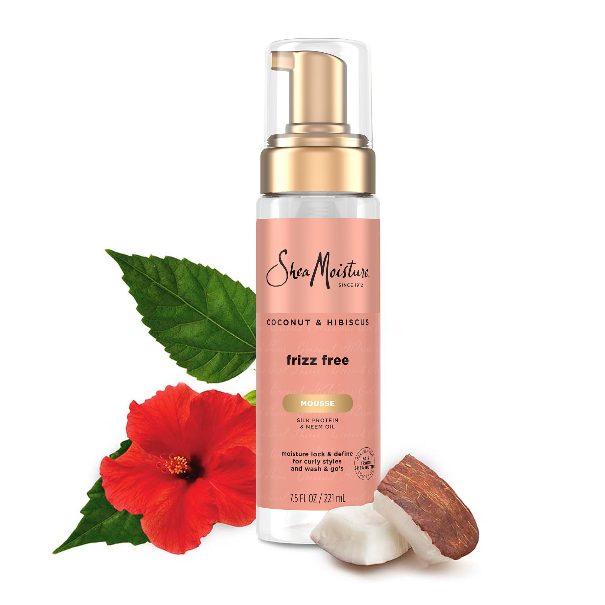 Frisottis maîtrisés après séchage à l’air avec SheaMoisture.