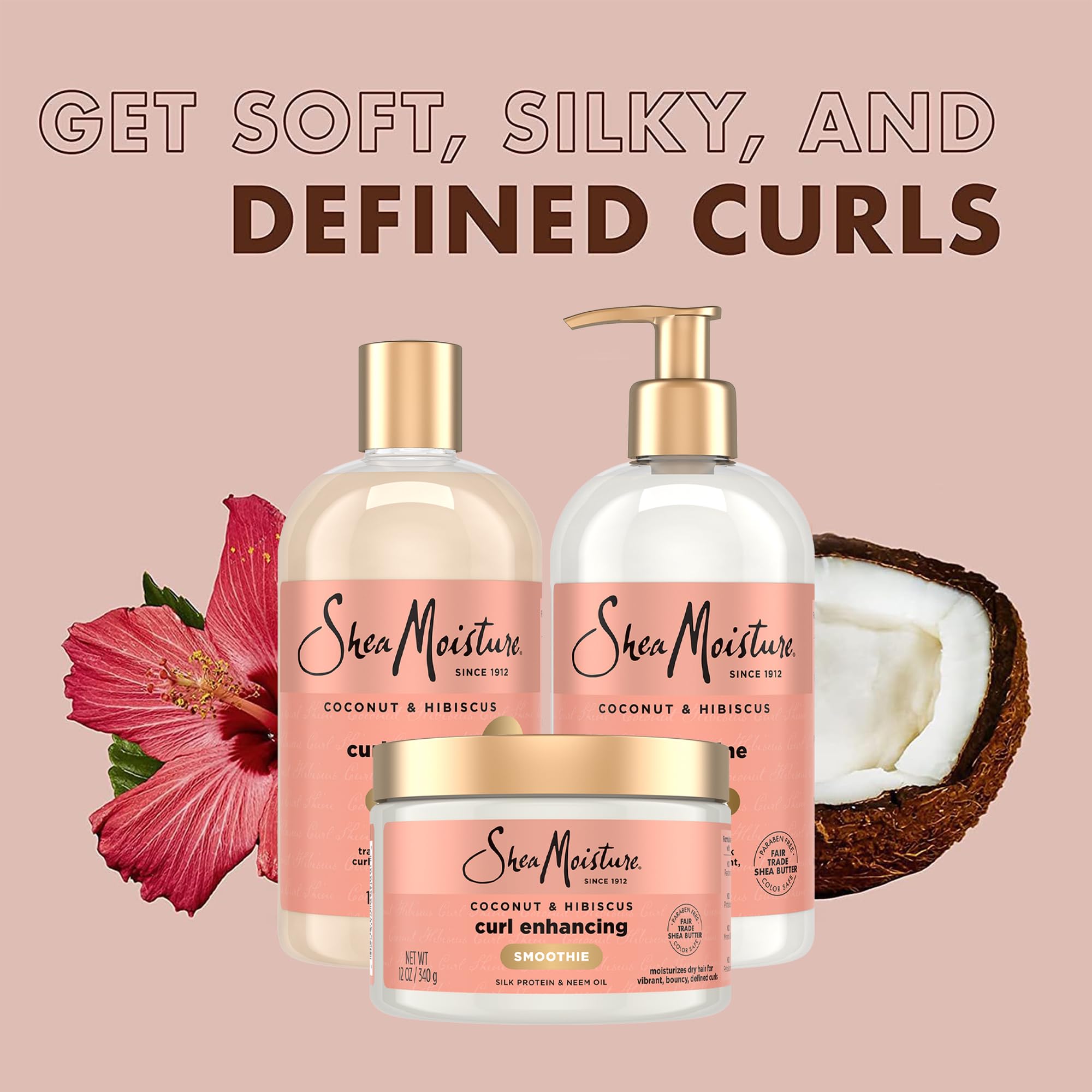 Protéine de Soie SheaMoisture – ingrédient luxueux pour cheveux lisses