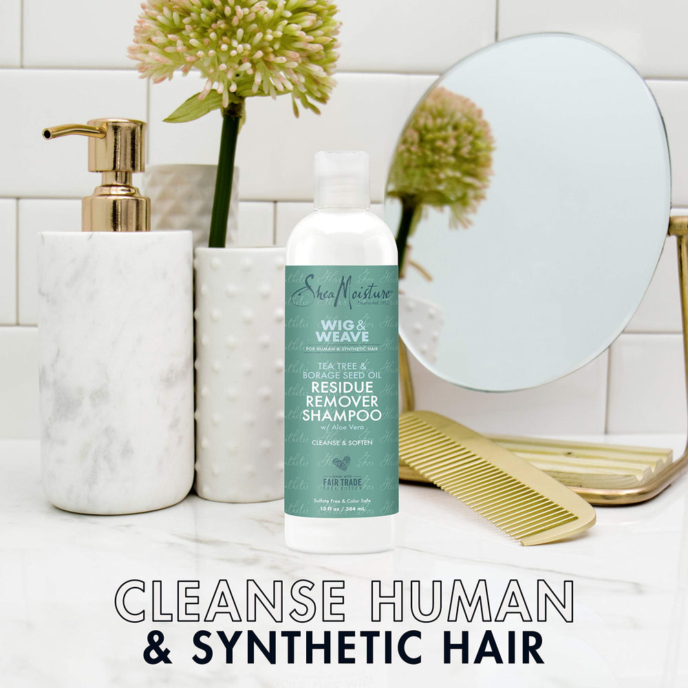 Rafraîchissement du tissage avec le shampoing dépurateur SheaMoisture