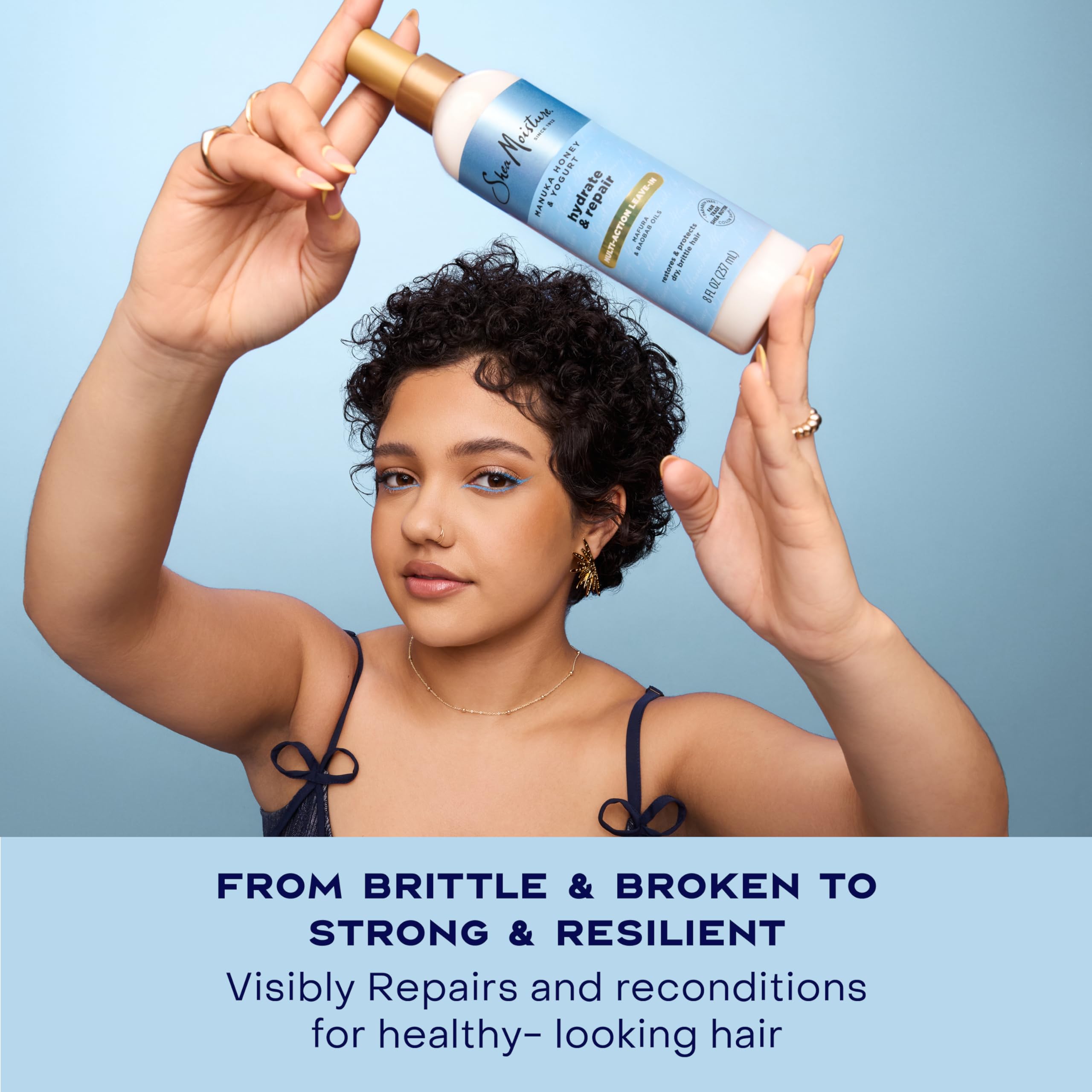 SheaMoisture sans silicone et sulfates – formule propre.