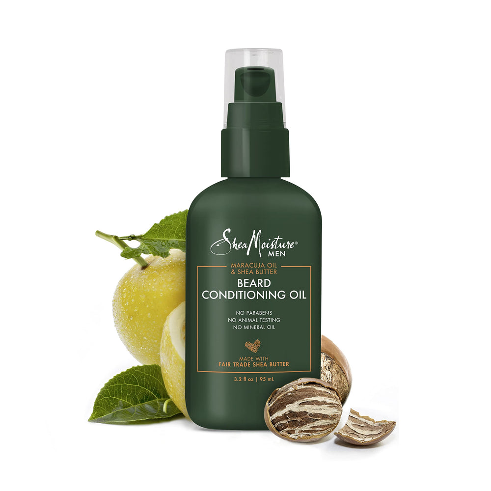 Parfum masculin huile barbe SheaMoisture, senteur durable