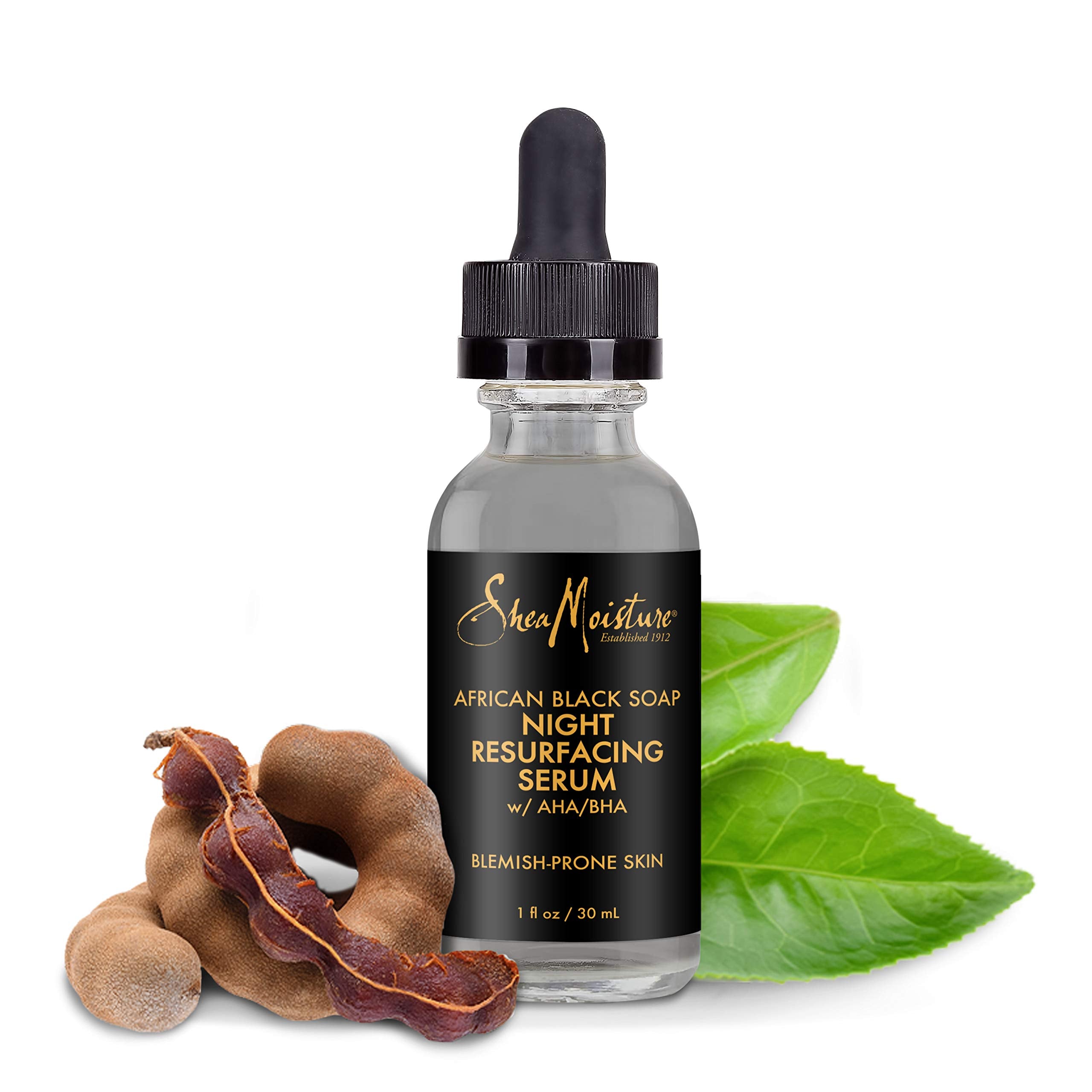 Application sur zones ciblées par SheaMoisture, favorise une peau plus nette.