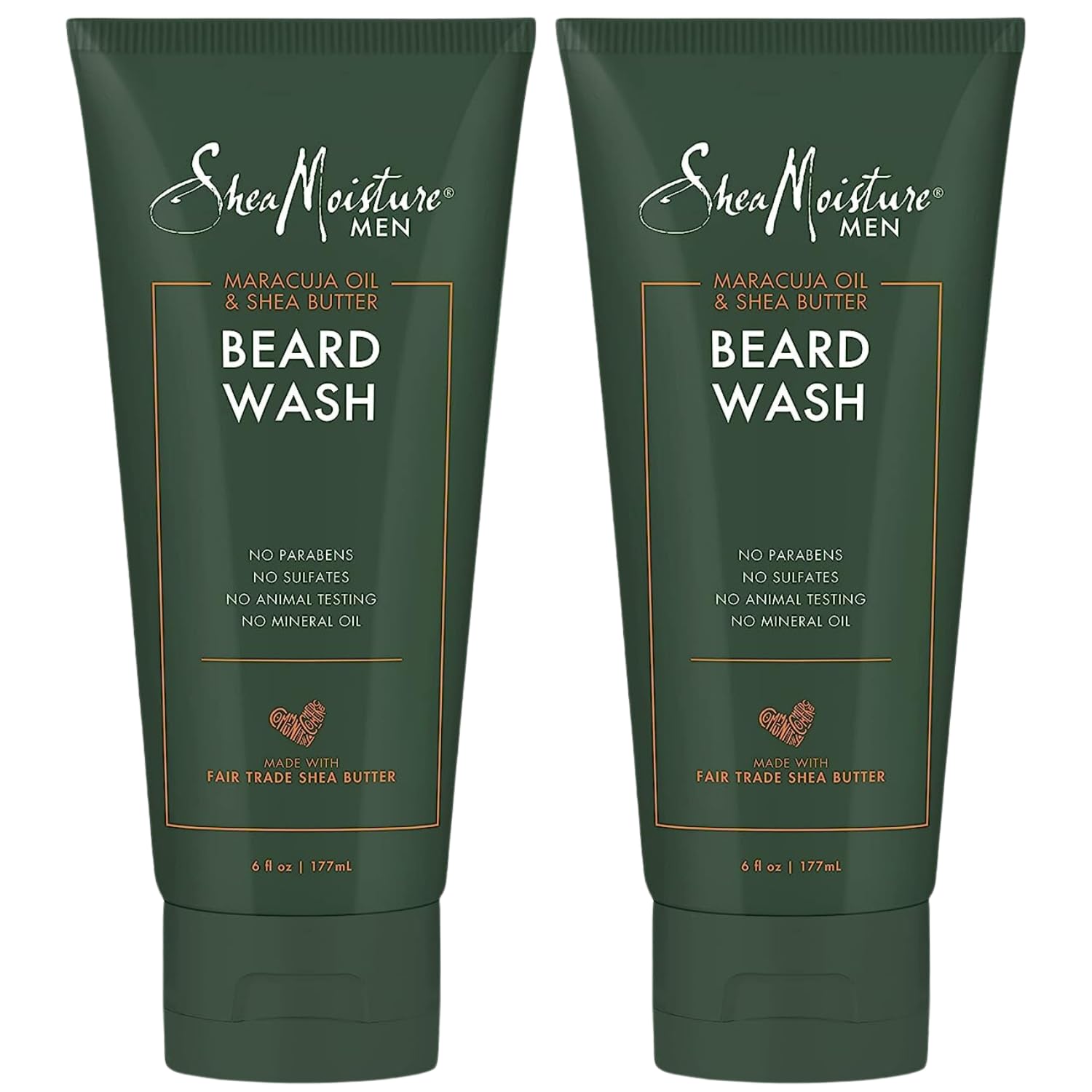 Shampoing barbe SheaMoisture en bouteille: hydratation légère pour barbe propre