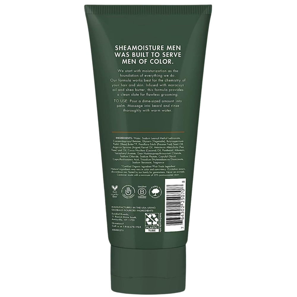 Étiquette du SheaMoisture Shampoing barbe: informations sur les ingrédients
