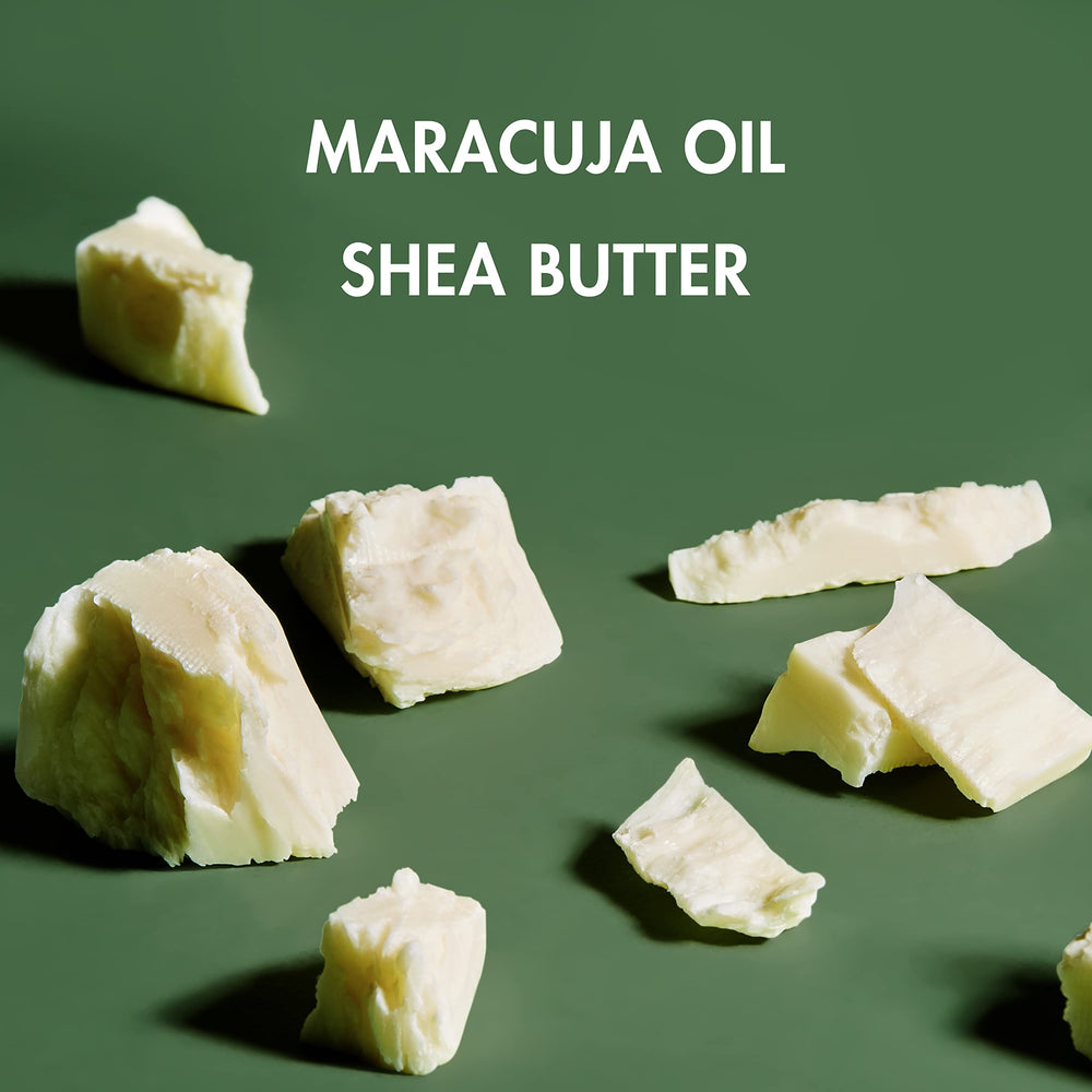 Application facile sur barbe et visage avec SheaMoisture Maracuja.