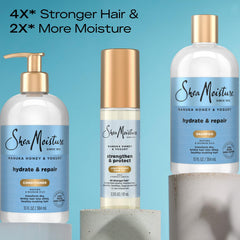 Texture crème du shampooing affichée, soin capillaire nourrissant.
