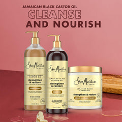 Soin sans rinçage SheaMoisture en flacon: hydrate durablement et facilite le styling.