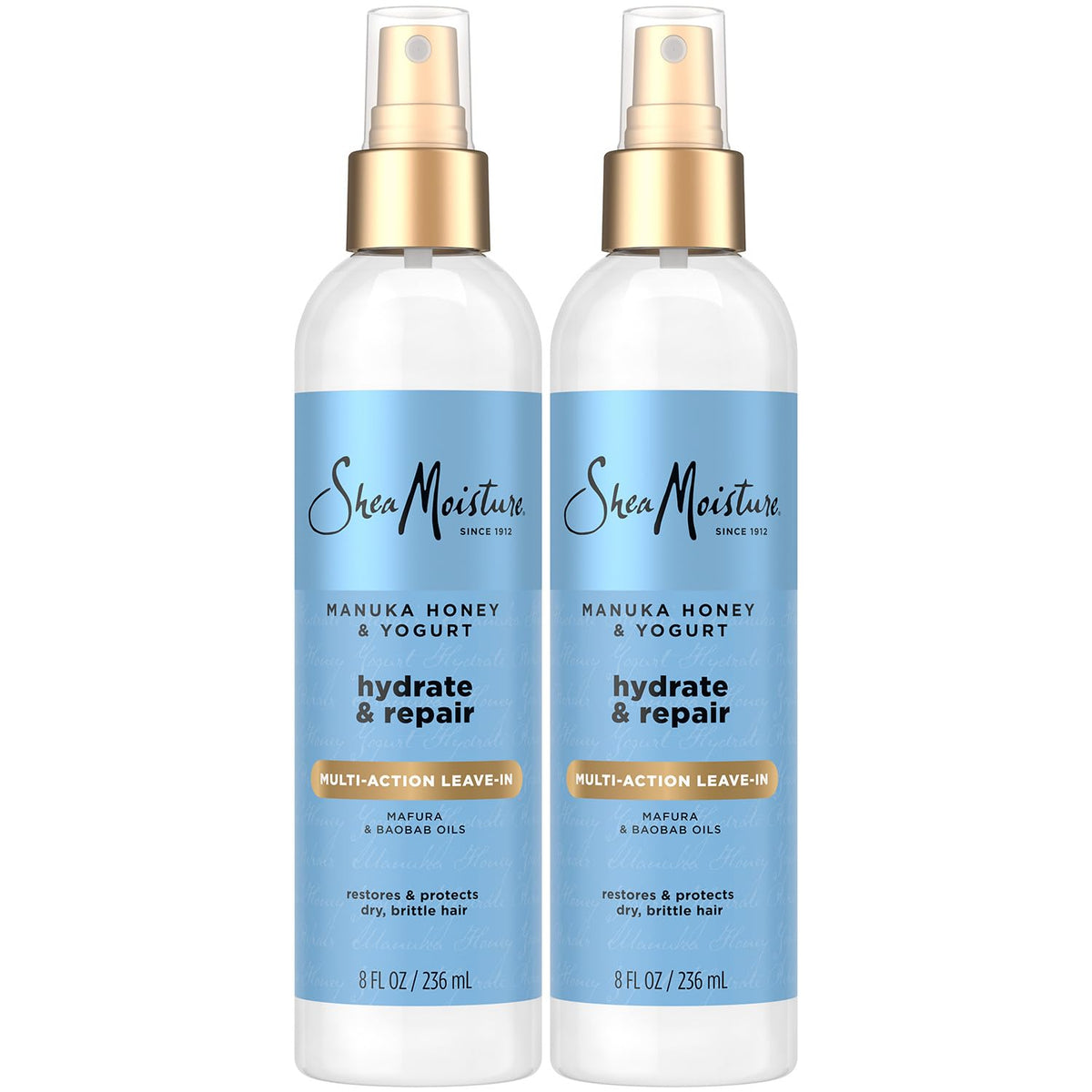 SHeaMoisture Leave-In bouteille multi-action hydratante pour cheveux secs.