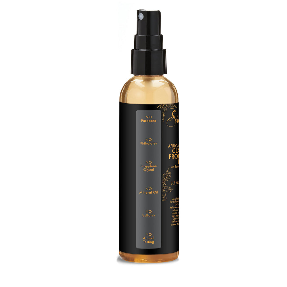 Tonique SheaMoisture avec huile arbre à thé pour nettoyer en profondeur.