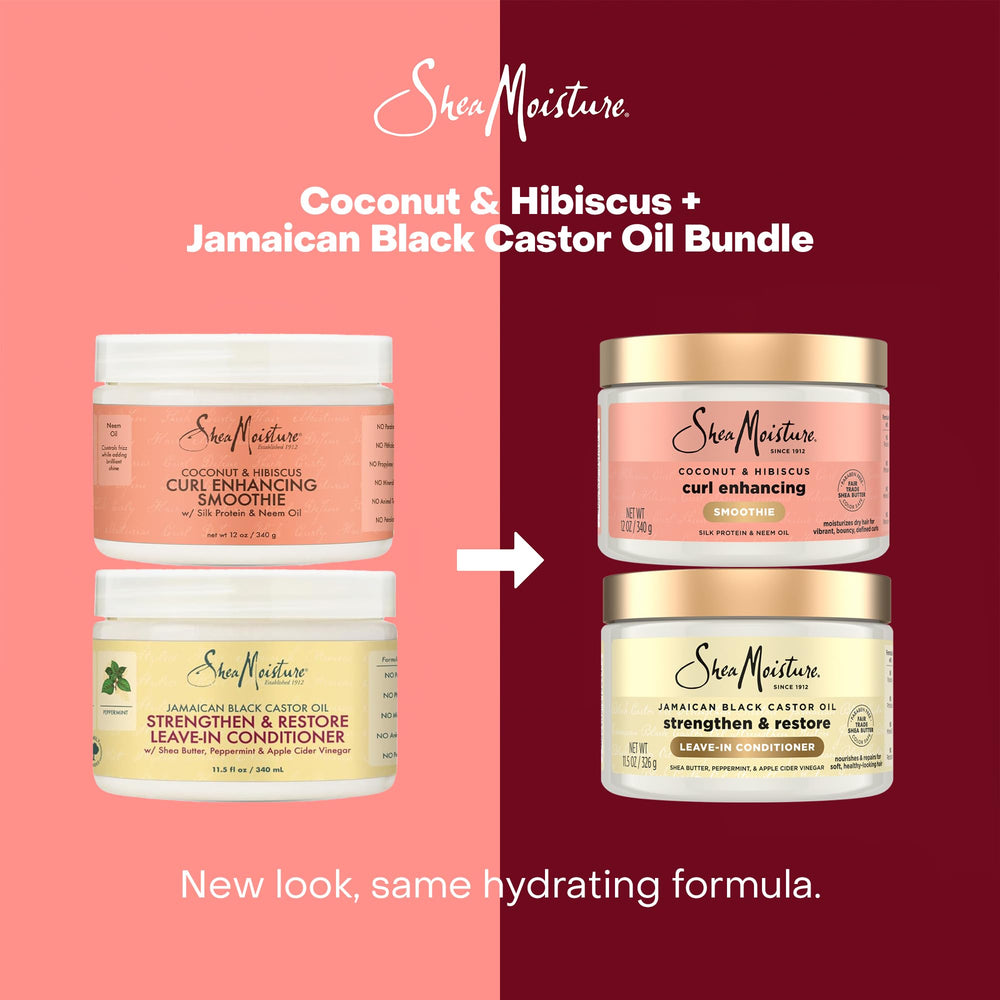 SheaMoisture Utilisation rapide sur cheveux mouillés pour coiffage facile.