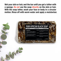 Ingrédients naturels du savon noir africain Sheanefit: huiles et vitamine E