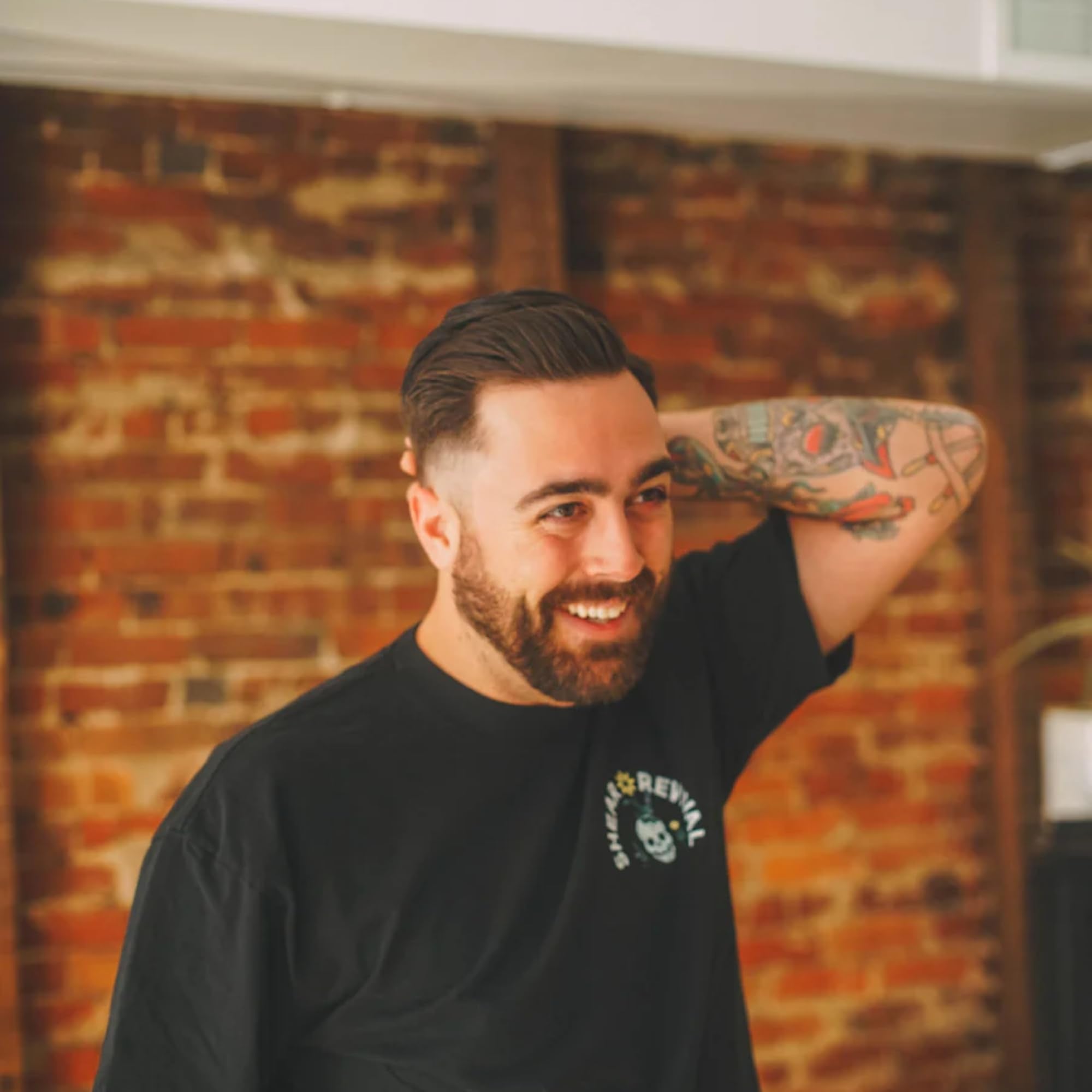 Shear Revival American Gardens pomade, emballage voyage pratique.