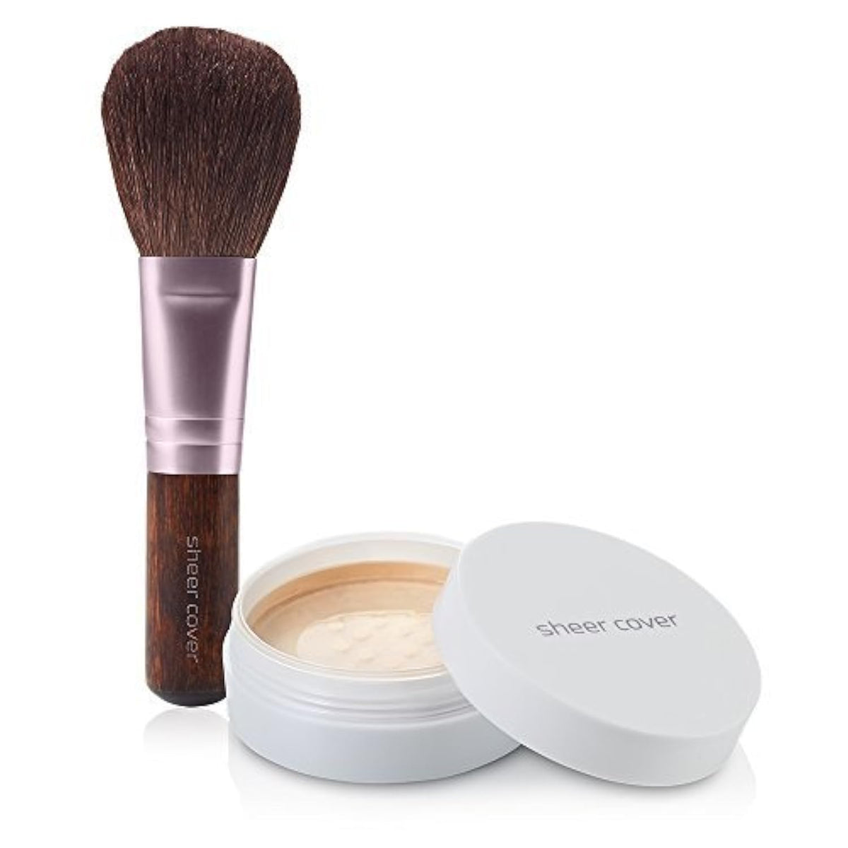 Kit Sheer Cover Perfect Shade pour une couvrance naturelle en poudre minérale