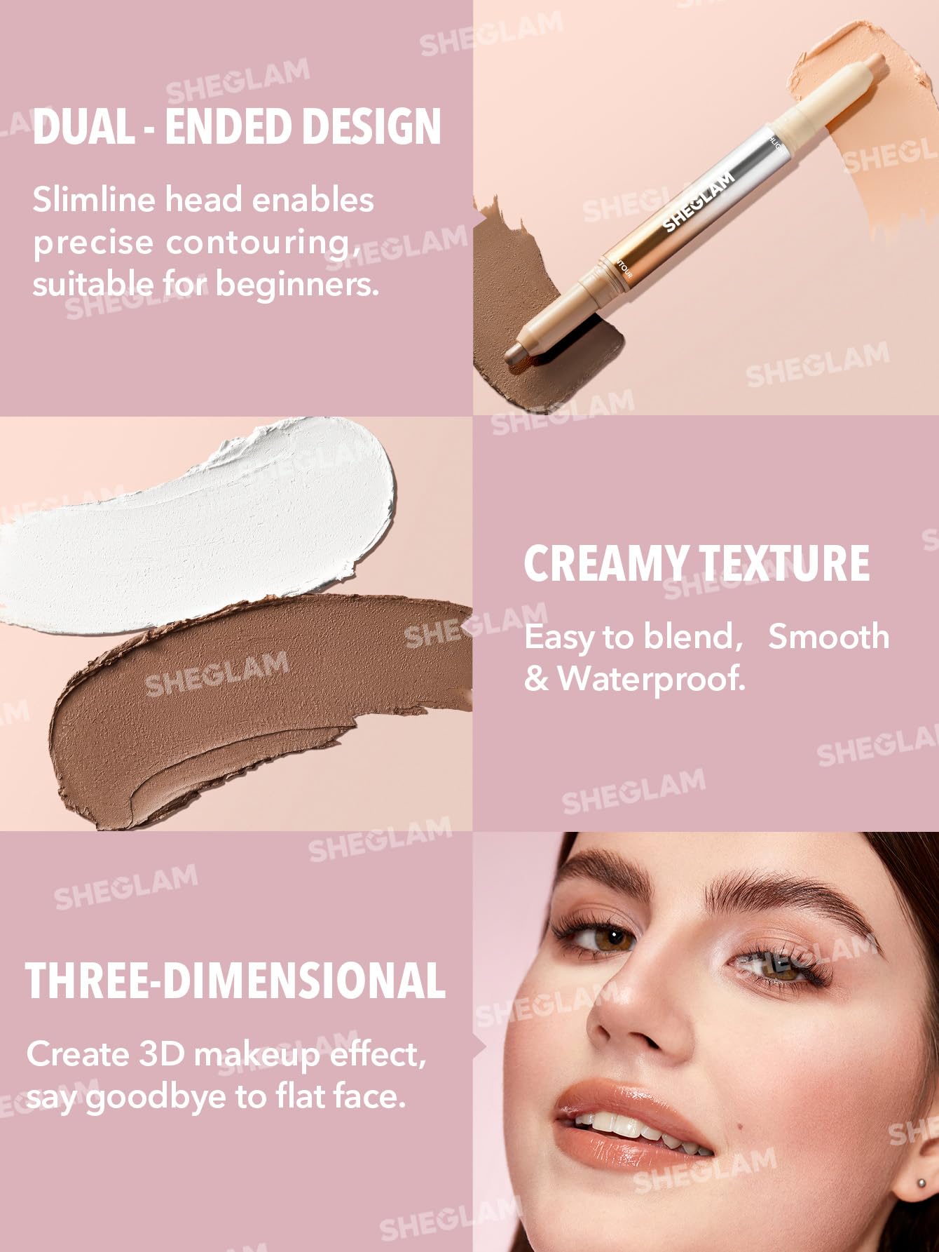 SHEGLAM Fine Line 2-en-1 longue tenue idéale pour toute la journée.