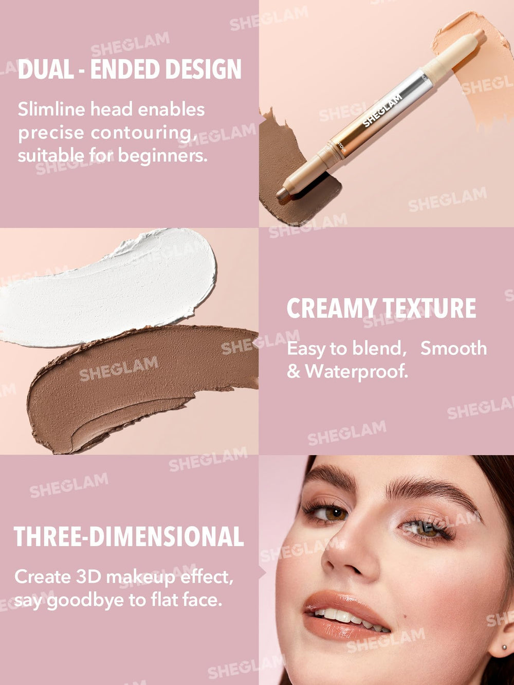 SHEGLAM Fine Line 2-en-1 longue tenue idéale pour toute la journée.