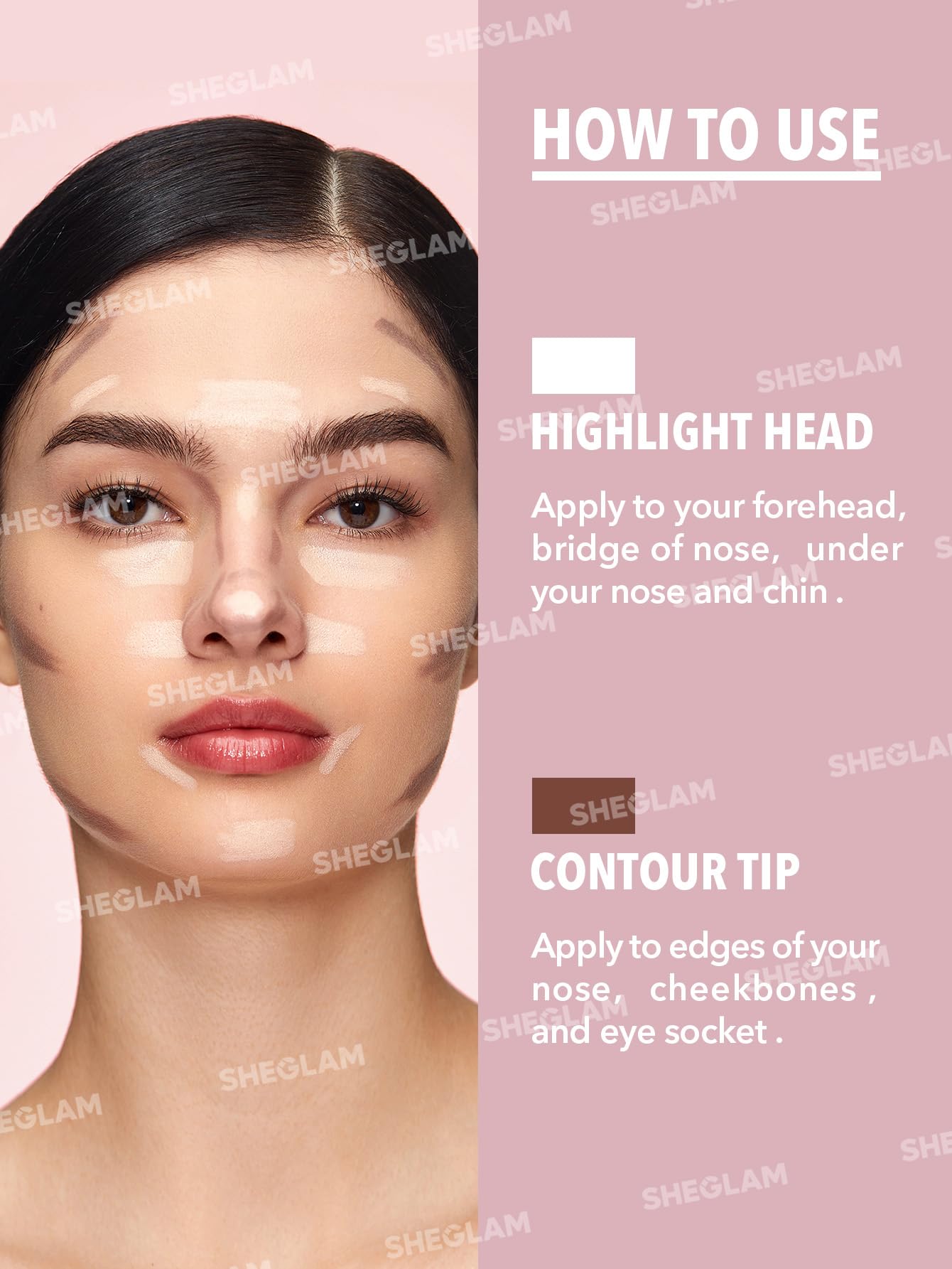 SHEGLAM Fine Line 2-en-1 waterproof résiste à l’eau et à la chaleur.
