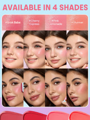Utilisation polyvalente sur les joues avec le Blush Stick SHEGLAM