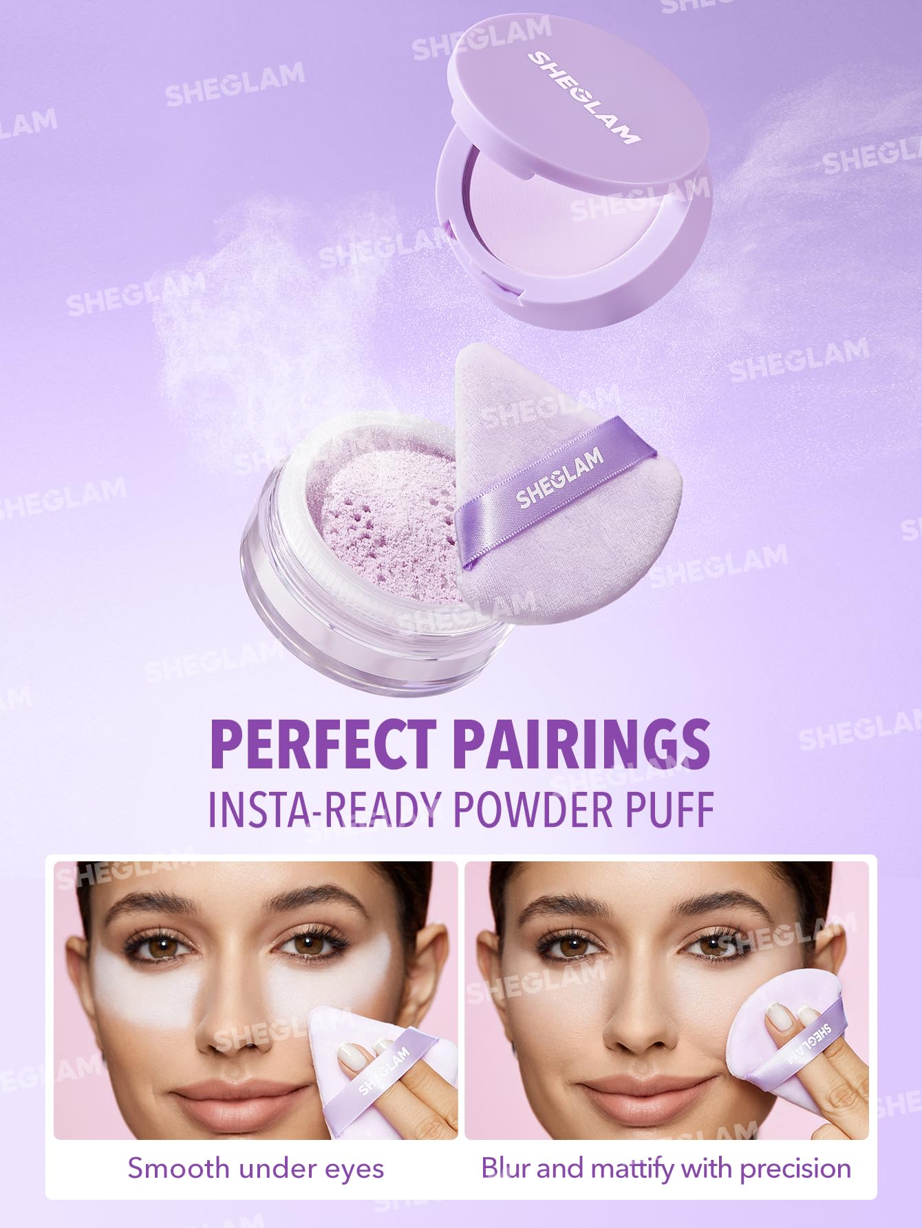 SHEGLAM Insta-Ready Poudre Libre certifiée sans cruauté respectueuse des animaux